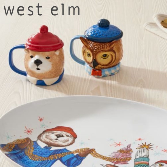 West Elm Other - West Elm Dapper Animal Mug - Owl
